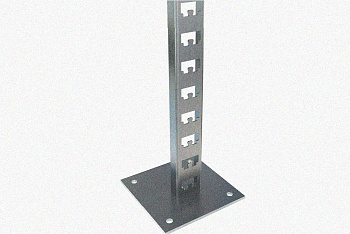 Стойка кабельная напольная одинарная К1171х1200 УХЛ1 горячее цинкование, L1200