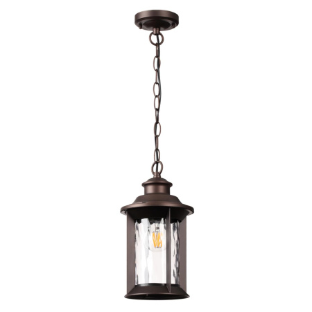 Ландшафтный подвес E27 1*60W IP44 MAVRET темно-коричневый/стекло ODEON LIGHT