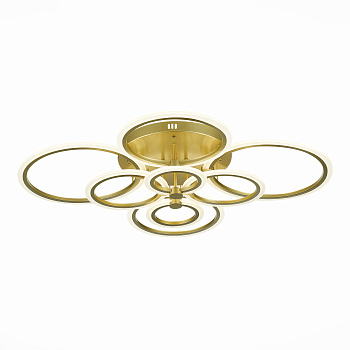 Светильник потолочный Золотистый/Белый LED 1*212Вт 3000-6000К SLE500522-08 EVOLED