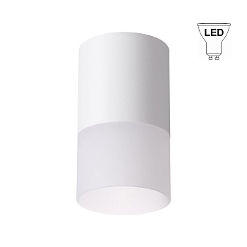Св-к накл.IP20 GU10 9W 220-240V ELINA белый NOVOTECH