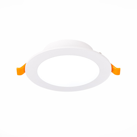 Светильник встраиваемый Белый LED 1*8Вт 3000К 640Lm Ra80 110° IP20 D120xH30 220-240В ST210.538.08 ST LUCE