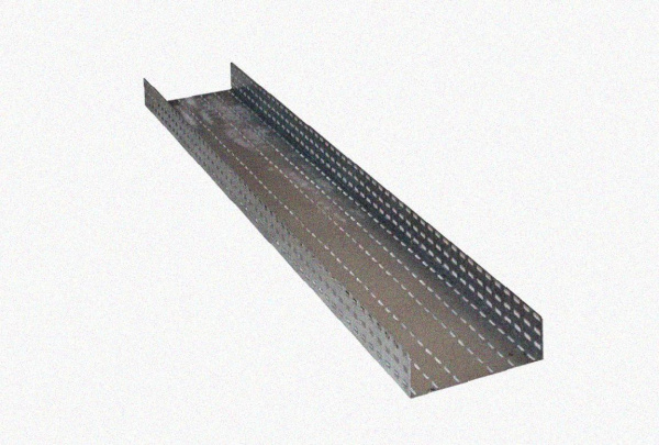 Лоток перфорированный ЛМ 300х100х2000 У3, окрашенный, S1,5