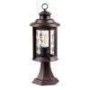 Ландшафтный св-к на столб E27 1*60W IP44 MAVRET темно-коричневый/стекло ODEON LIGHT