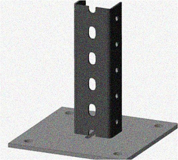 Стойка напольная (потолочная) СНП2000 УХЛ1,горячее цинкование, S2,5