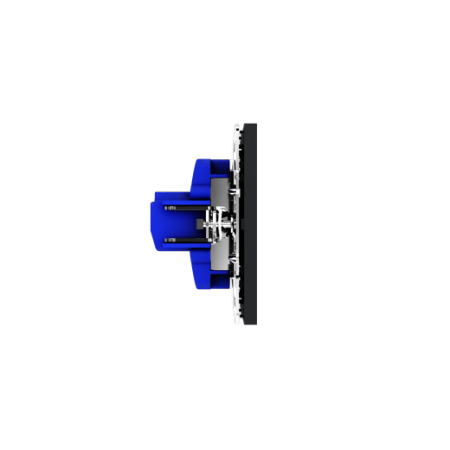 Розетка акустическая встраиваемая Voltum S70 4-местная, (графит)