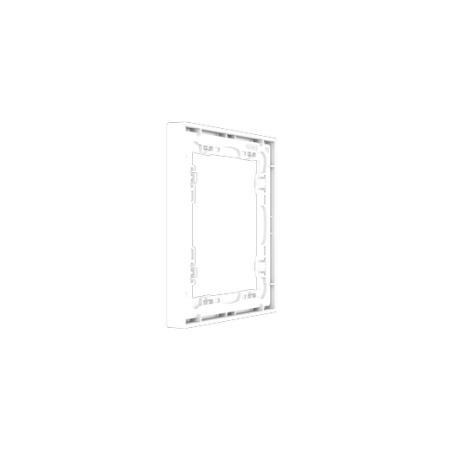 Рамка пластиковая Voltum S70 на 1 пост, (белый матовый)