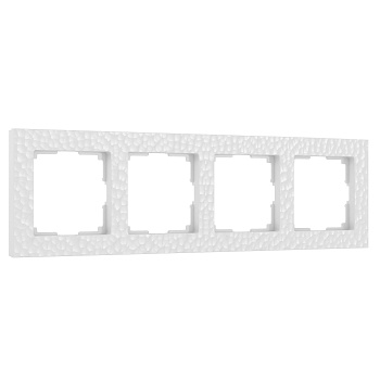 Hammer Рамка на 4 поста (белый) Werkel