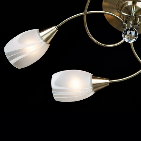 Люстра классическая 6*E27 60Вт античная бронза IP20 Virginia (2275/6 античная бронза) Eurosvet