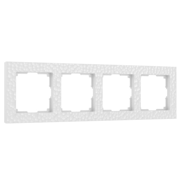 Hammer Рамка на 4 поста (белый) Werkel