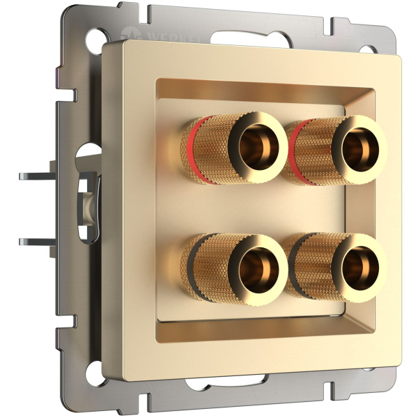 Акустическая розетка (шампань) СУ IP20 Werkel