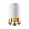 Потолочный св-к IP20 LED GU10 max 10W AD ASTRUM белый/золотистый/металл ODEON LIGHT