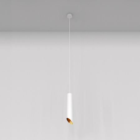 Подвесной светильник 1*GU10 12Вт Белый с Золотом IP20 Pendant P044PL-01-30GU10-W Technical Maytoni