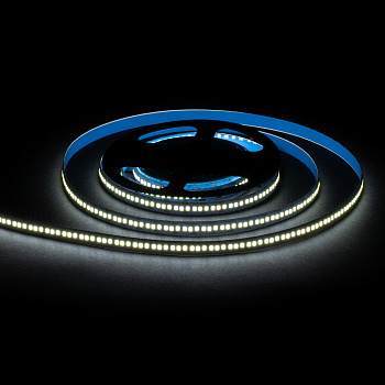 LSE-267 Светодиодная лента 12В, 19,2Вт/м, 2200 лм/м, 6500К, smd2835, 240д/м, IP20, ширина подложки 10мм, 5м, х/б OGM