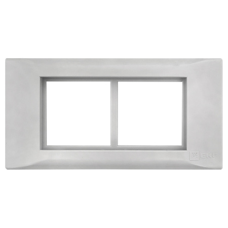 Рамка+суппорт 4 модуля (2 поста) для парапетного кабельного канала C-Line EKF