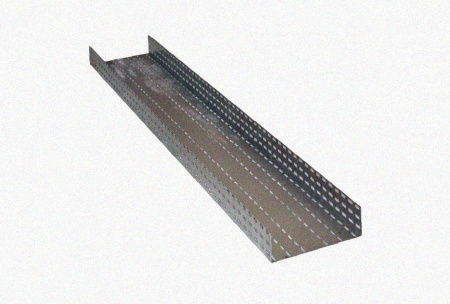 Лоток перфорированный ЛМ 150х100х3000 УТ1,5, оцинкованный лист, S1,5