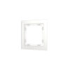 Рамка стеклянная Voltum S70 на 1 пост, (белый, матовый, стекло)