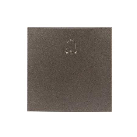 Валенсия Лицевая панель кнопки звонка 10А графит EKF