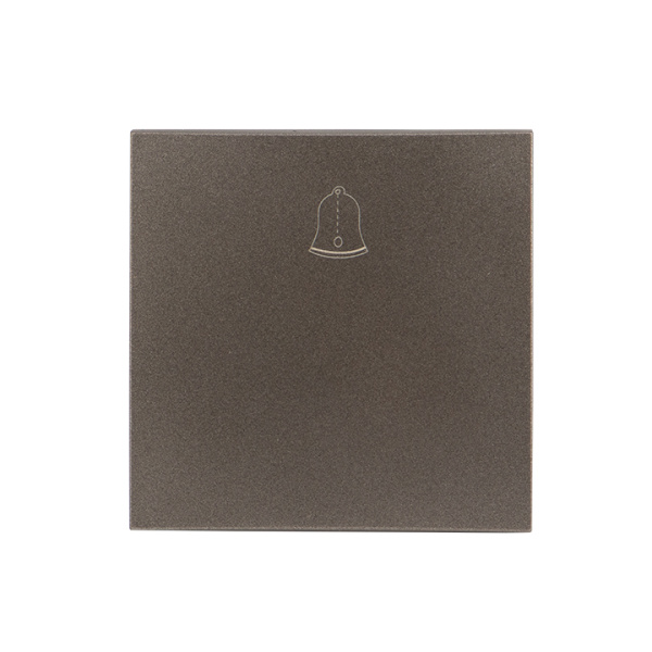 Валенсия Лицевая панель кнопки звонка 10А графит EKF