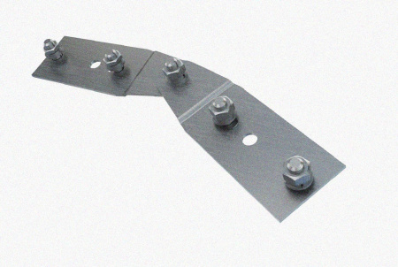 Соединитель шарнирный СШ.ЛМх110 УТ1,5, оцинкованный лист S1,5
