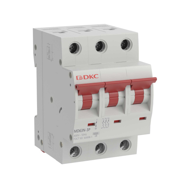 Выключатель автоматический ВА МОД YON max типа MD63N 6кА 3П B 20А DKC