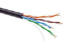 Информационный кабель неэкранированный U/UTP 4х2 CAT5E, PE, Черный DKC