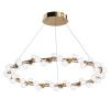 Подвесной светильник LED 68Вт Золото IP20 Tessara MOD081PL-L60G3K Maytoni