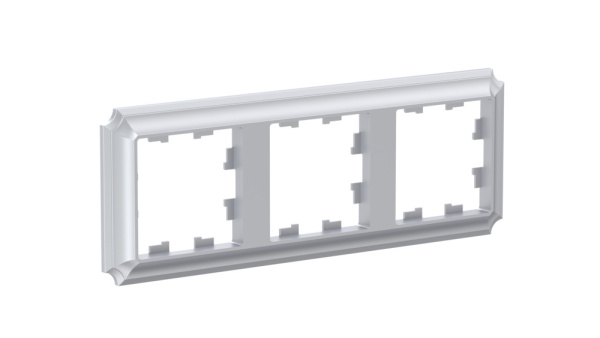 ATLASDESIGN ANTIQUE 3-постовая РАМКА, универсальная, АЛЮМИНИЙ Schneider Electric