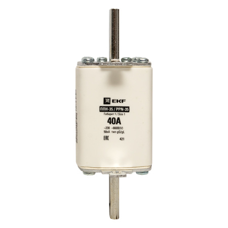 Плавкая вставка ППН-35 250/ 40А габарит 1 PROxima EKF