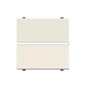 Zenit Механизм выключателя СУ 1-кл. 2мод.с клавишей 16А альпийский белый IP20 N2201 BL ABB