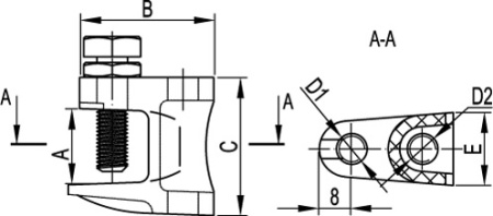 Струбцина М6 DKC