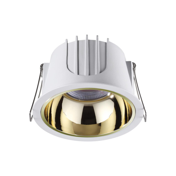 Св-к встр.св/д IP20 LED 4000К 20W 100-265V KNOF белый/золото NOVOTECH