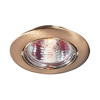Встр.ПВ св-к GX5.3 50W 12V CROWN бронза NOVOTECH