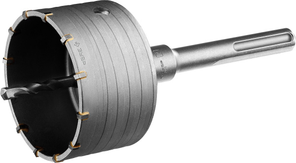 Коронка по бетону "Профессионал" с державкой SDS-Max, 100 мм ЗУБР