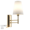 Бра E14 1*40W 220V DORIS золотой,белый LUMION