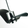 Подвес GU10 1*5W BIRDS чёрный/хром/стекло C ODEON LIGHT