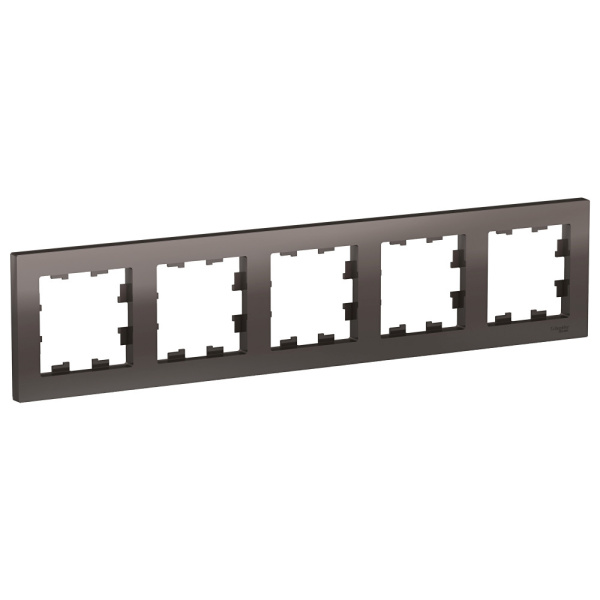ATLASDESIGN Рамка универсальная 5 пост . мокко IP20 Schneider Electric