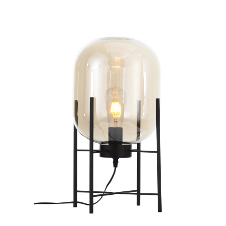 Прикроватная лампа Черный/Коньячный E27 1*40Вт (из 2-х коробок) SL1050.505.01 ST LUCE