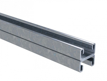 Двойной С-образный профиль 41х21, L1200, толщ.2,5 мм, нержавеющая сталь AISI 304 DKC