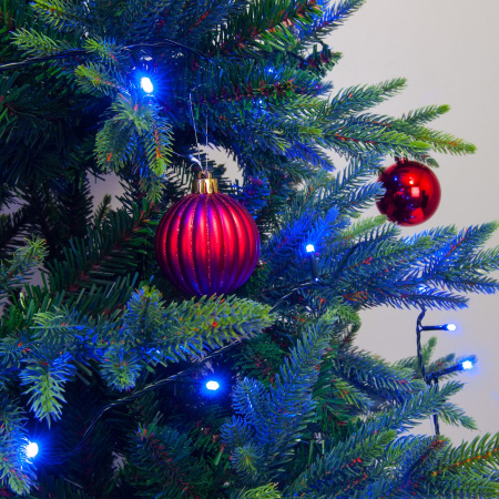 Гирлянда нить 5м IP20 (400-001 голубой) Eurosvet