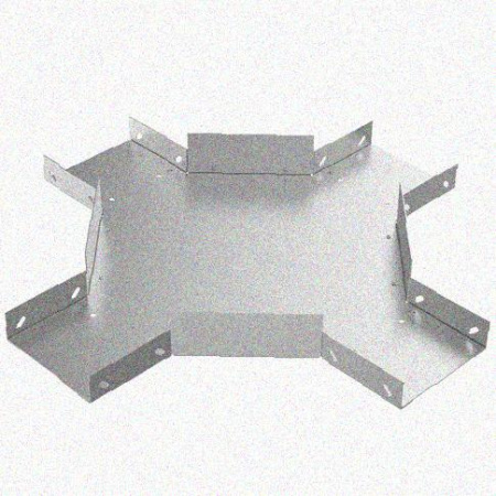 Лоток крестообразный замковый перфорированный КМЗ 200х65 УХЛ1, горячее цинкование S1,5