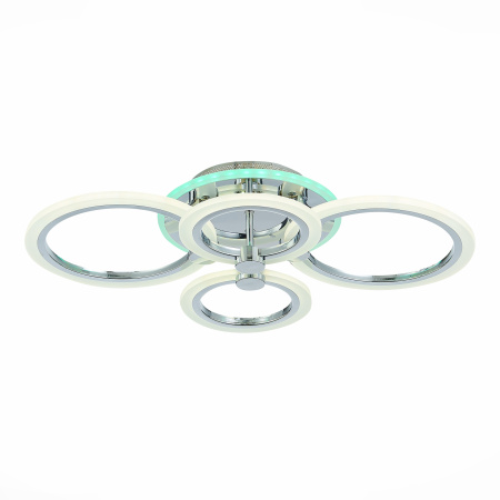Светильник потолочный Хром/Белый LED 1*72Вт RGB 7Вт 3000-6000К SLE500512-04RGB EVOLED