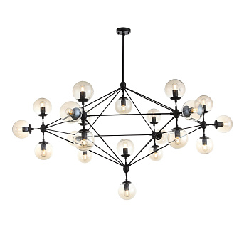 Люстра подвесная Черный/Янтарный E27 21*40Вт SLE154903-21 EVOLUCE