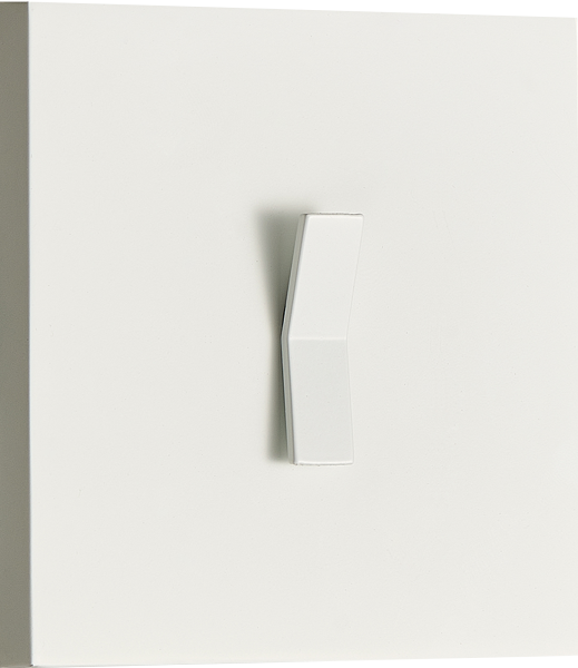 Donel N96 Переключатель на 1 тумблер, клавиша Angle, 10AX 250V, Белый, серия DT