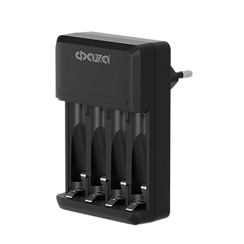 Зарядное устройство для аккумуляторов 4 х АА, ААА, питание от сети 220В ФАZА JazzWay