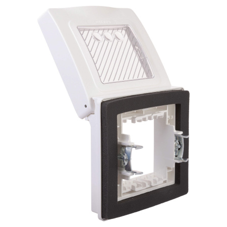 Рамка для монтажа в стену "Avanti", IP55, "Белое облако", 2 модуля DKC