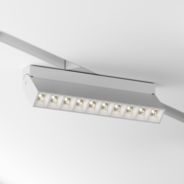 Трековый светильник LED 20Вт Белый IP20 Magnetic track system Gravity TR077-2-20W3K-W Technical Maytoni