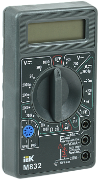 Мультиметр цифровой UNIVERSAL M832 IEK