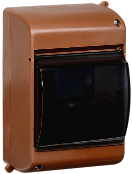 Корпус пластиковый КМПн 2/4 IP30 дуб KREPTA 3 IEK