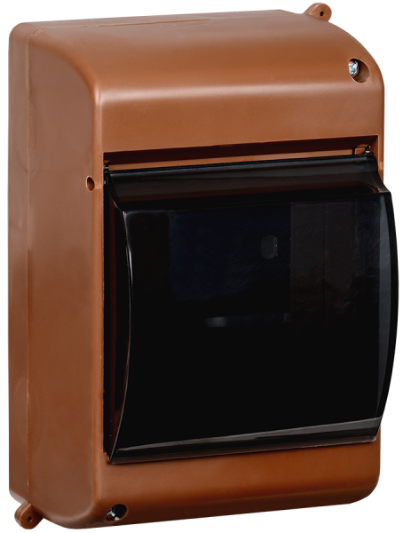 Корпус пластиковый КМПн 2/4 IP30 дуб KREPTA 3 IEK