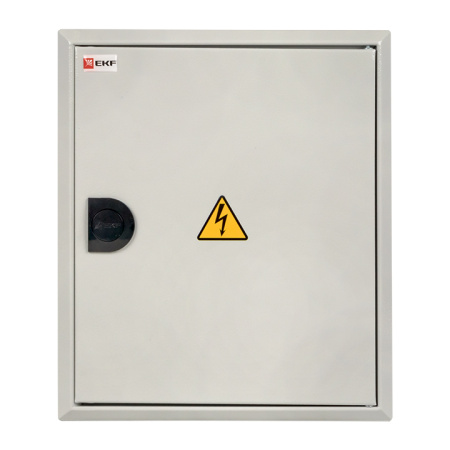 Щит распред, навесной ЩРН-18 пласт, замок (350х300х120) IP31 PROxima EKF